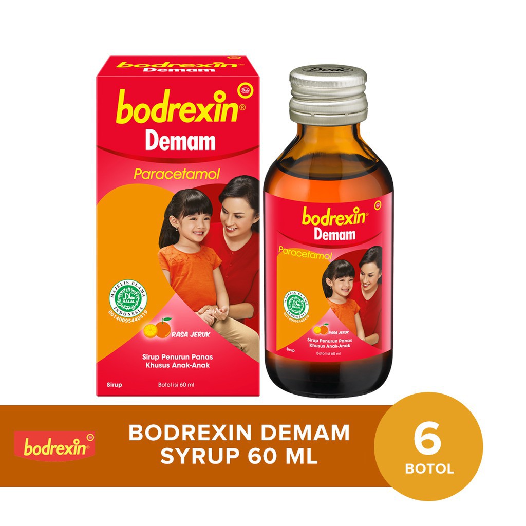bodrexin sirup obat panas demam anak