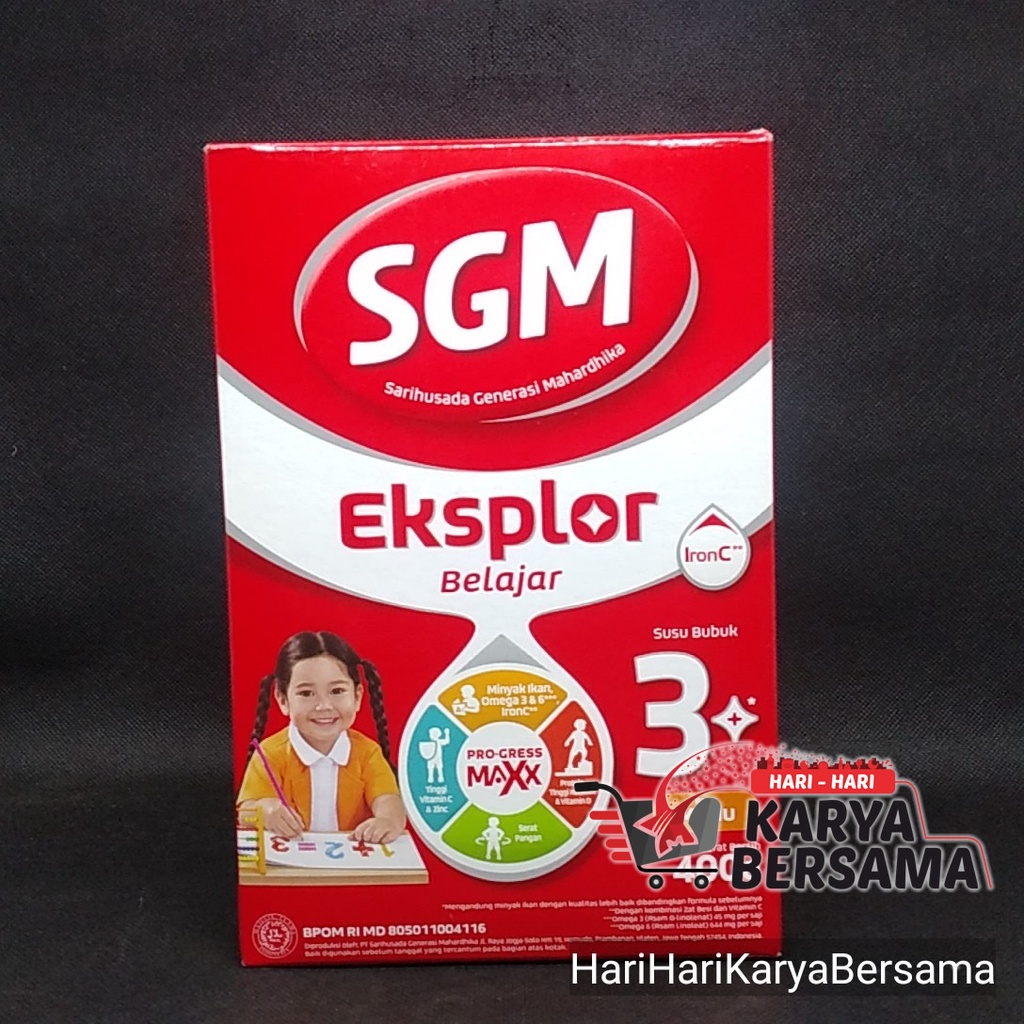 

SUSU SGM EKSPLOR BELAJAR 3+ MADU 400GR