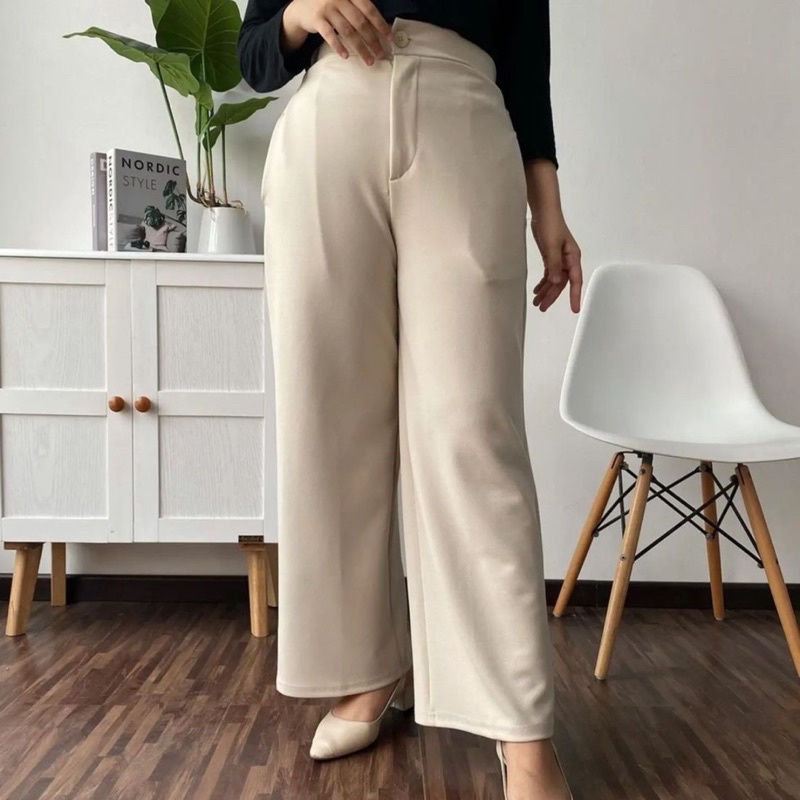 Basic cullote / kulot highwaist/ kulot scuba import