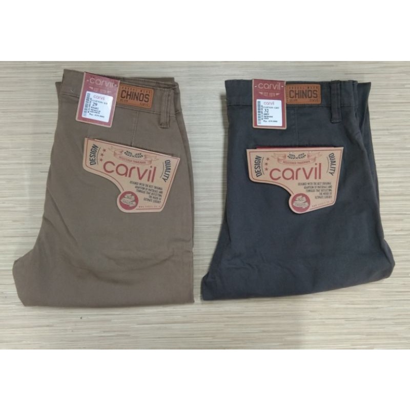 Carvil Jeans Celana Chinos Slim Fit Art Clifton / Original Carvil Jeans / Ramayana Jatinegara