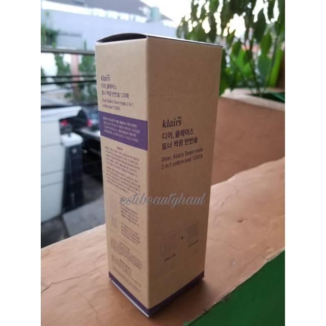 Klairs Toner Mate 2 in 1 Cotton Pad