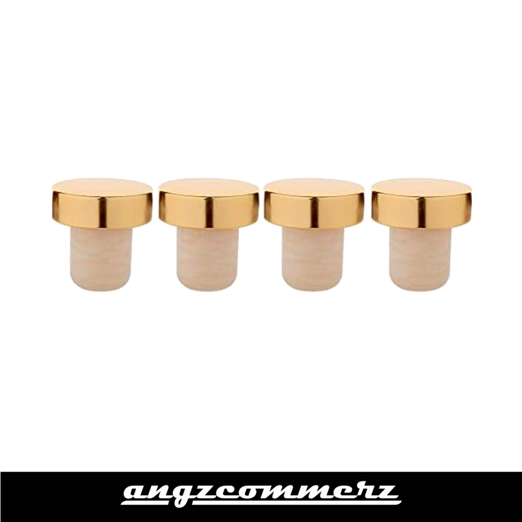 Tutup Botol Minuman Fermentasi Wine Bottle Stopper Polymer Cork Metal Cover 1pc