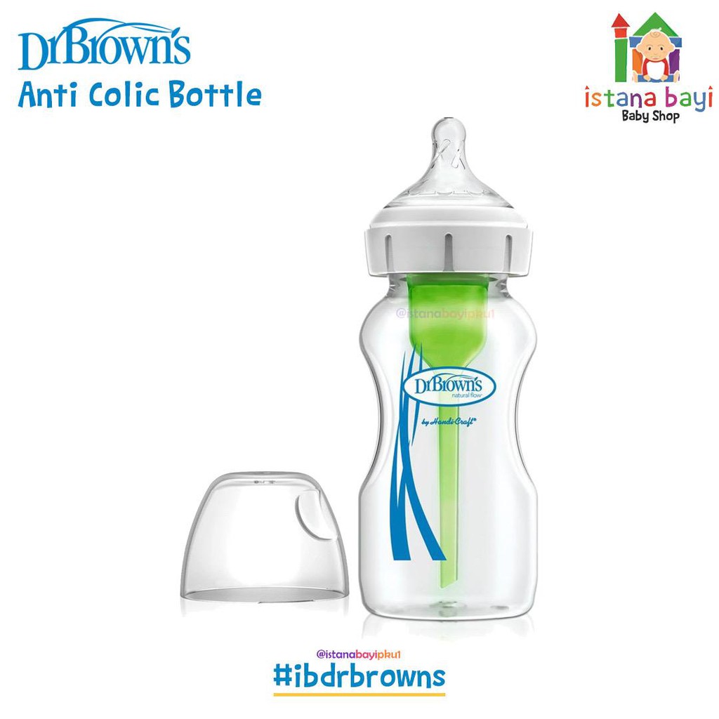 Dr.Brown's Options bottle Wide Neck 270 ml x 2/Botol Susu WB92600