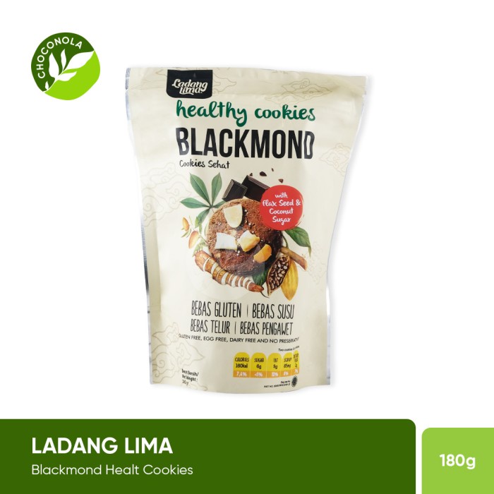 

KERING-KUE- LADANG LIMA GLUTEN FREE BLACKMOND COOKIES 180 GRAM -KUE-KERING.