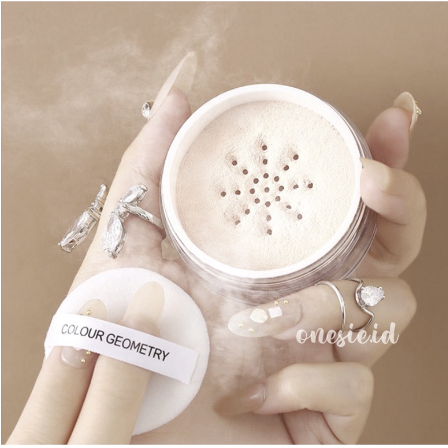 LAMEILA Powder Geometry Bedak Pengontrol Minyak Wajah Halus LA087