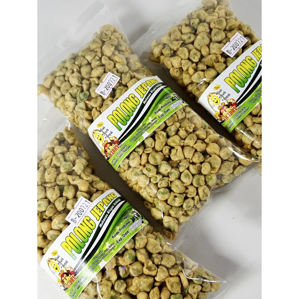 

Victory Snack - Camilan Polong Jepang / Polong Tepung murah isi 200 gr