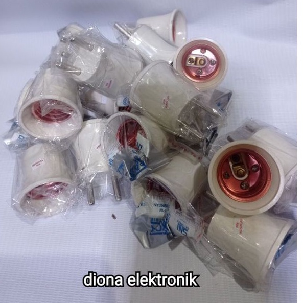 fitting fiting lampu colok listrik