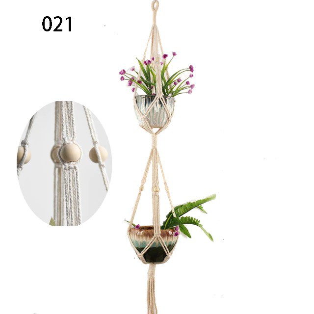 Tali Gantungan Pot Bunga Hias Tanaman Plant Hanger Wall Decoration