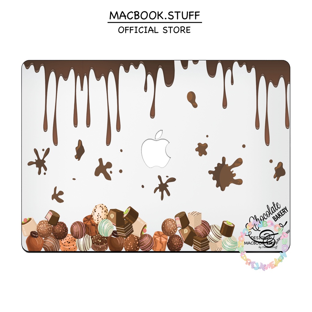 MACBOOK CASE CUSTOM CHOCOLATE  DESIGN NEW AIR PRO RETINA 11 12 13 14 15 16 INCH NON /  WITH CD ROOM / TOUCHBAR / TOUCH ID / M1 2020 2021 2022