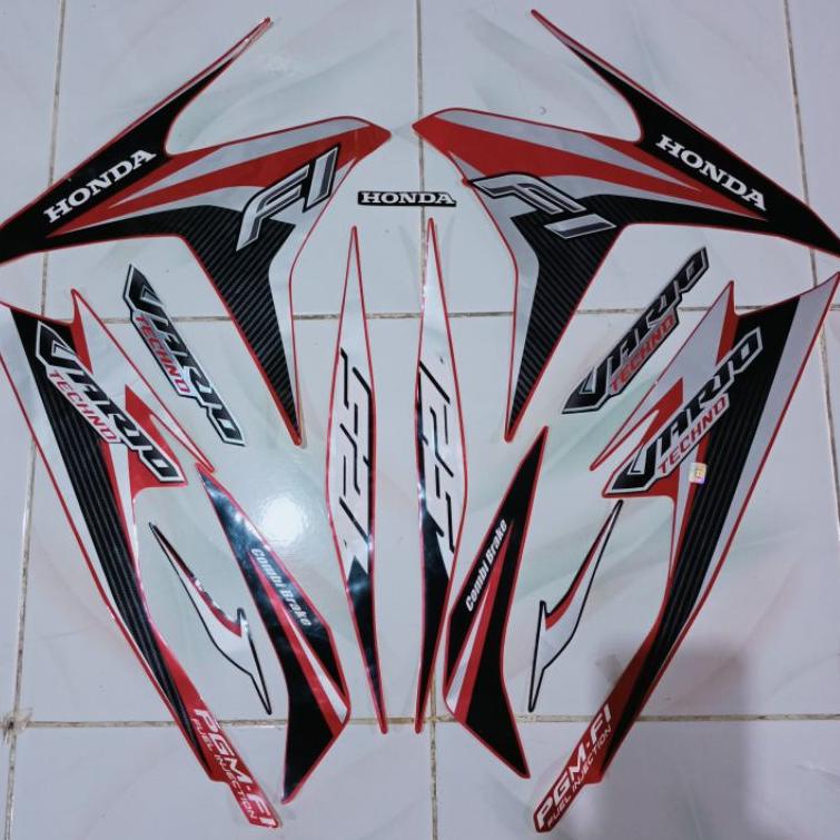 Terbaik.. STICKER LIS STRIPING HONDA VARIO125 2014 | stiker motor honda vario125 seri pertama