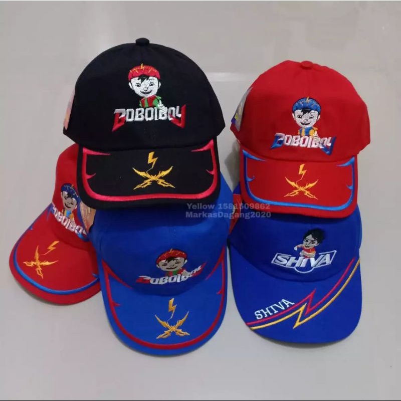 Topi Anak boboiboy/ Kapten Amerika/Hello kitty usia 3-7tahun