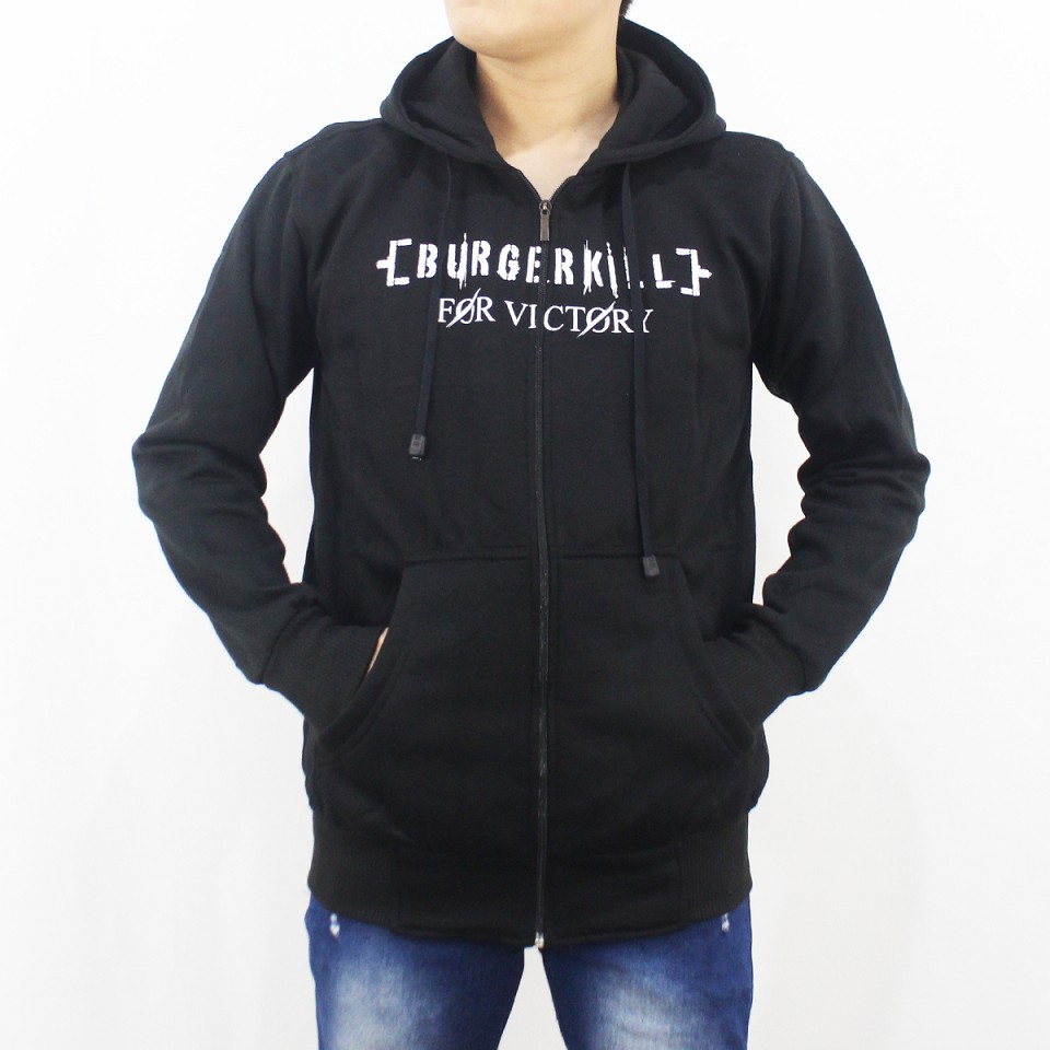 JAKET BURGERKILL HEAVY METAL M L XL XXL 03 - JAKET MUSIK METAL BURGERKILL - HOODIE MUSIK BURGERKILL