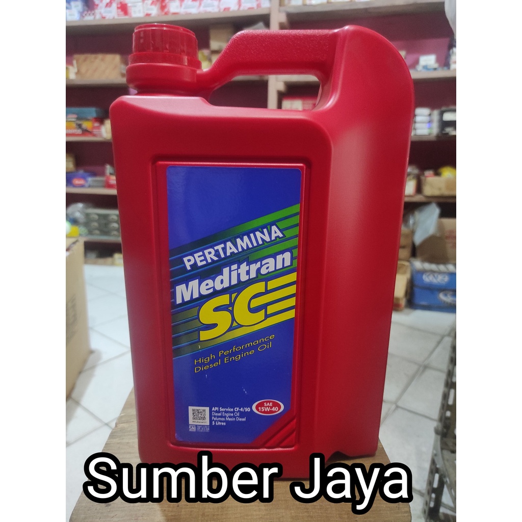 Oli Meditran SC 5 Liter - Oli Mesin Mobil - 100% Asli
