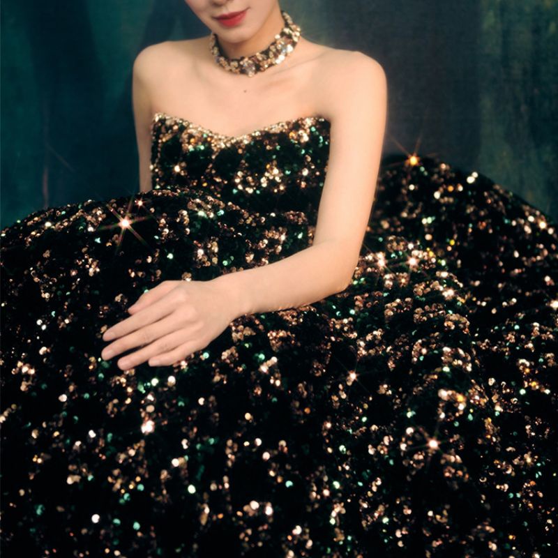 Realpic G771 XS-2XL Bisa Custom Gaun mewah impor gaun pesta gaun maxi gaun resepsi gaun bridal gaun 