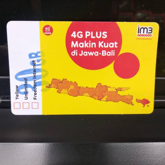 Voucher internet Indosat M3 30GB