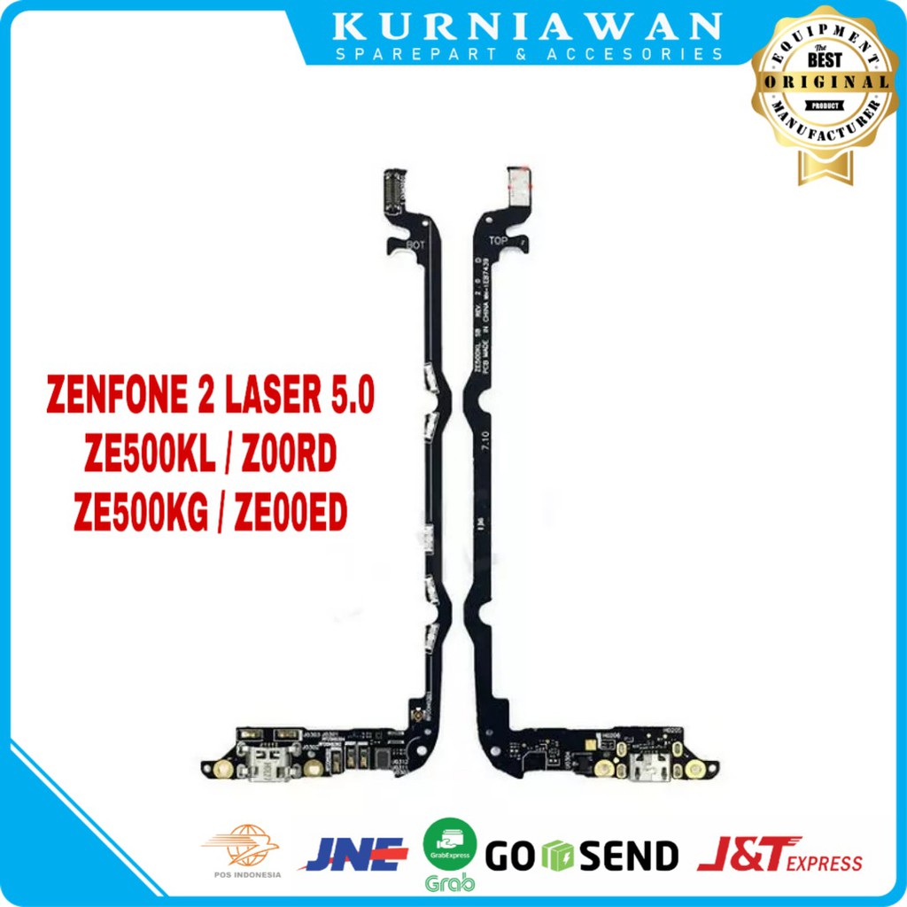 Pcb Board Usb Konektor Cas Connector Charger Zenfone 2 Laser 5inch ZE500KL Z00RD Z00ED