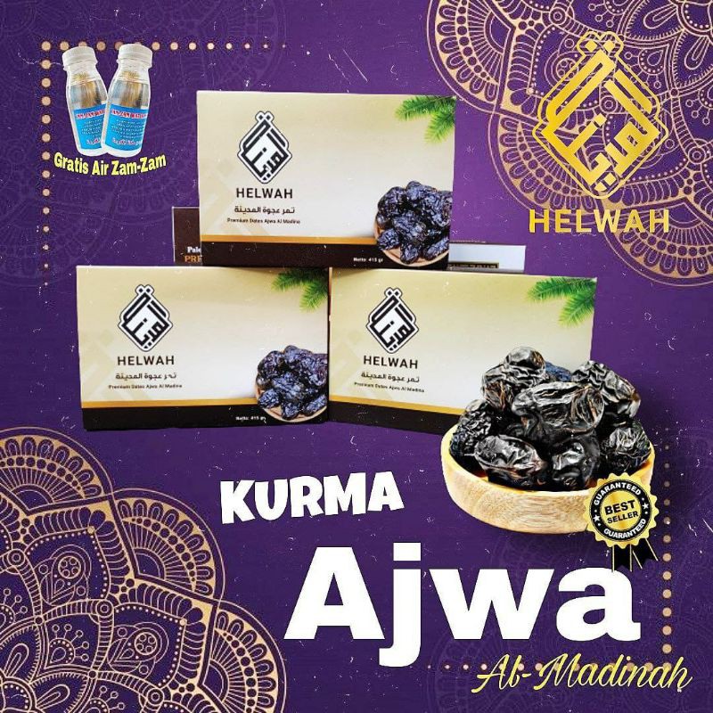 

(2pcs) KURMA AJWA HELWAH