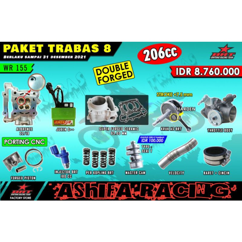 PAKET BRT YAMAHA WR 155