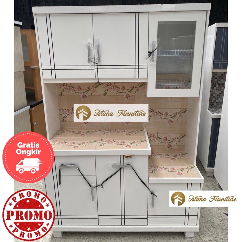 RAK PIRING LEMARI PIRING MINIMALIS 3 PINTU MAGICCOM FULL DUKO