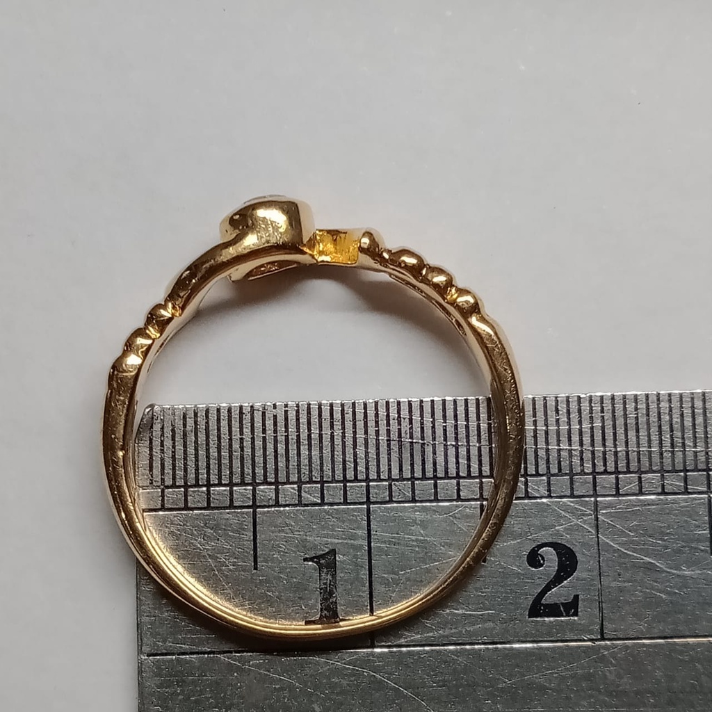 Cincin Emas 17K - 1.85 gr Kadar 750 - 1728