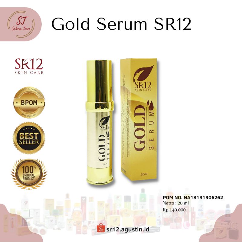 GOLS SERUM SR12 - SERUM KERUTAN KERIPUT SERUM ANTI AGING
