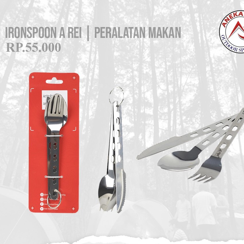 SENDOK DAN GARPU AREI IRONSPOON