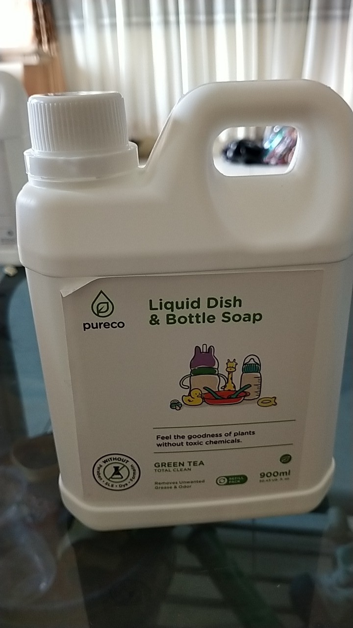 Pureco Floor Cleaner / Liquid Detergent / Liquid Dish And Bottle Soap Refill Size 900ml Pure Co