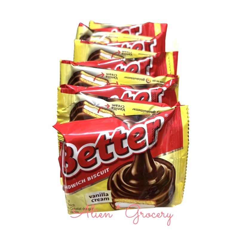 

Roma Better Renceng Sandwich Biscuit Vanilla 10x27gr