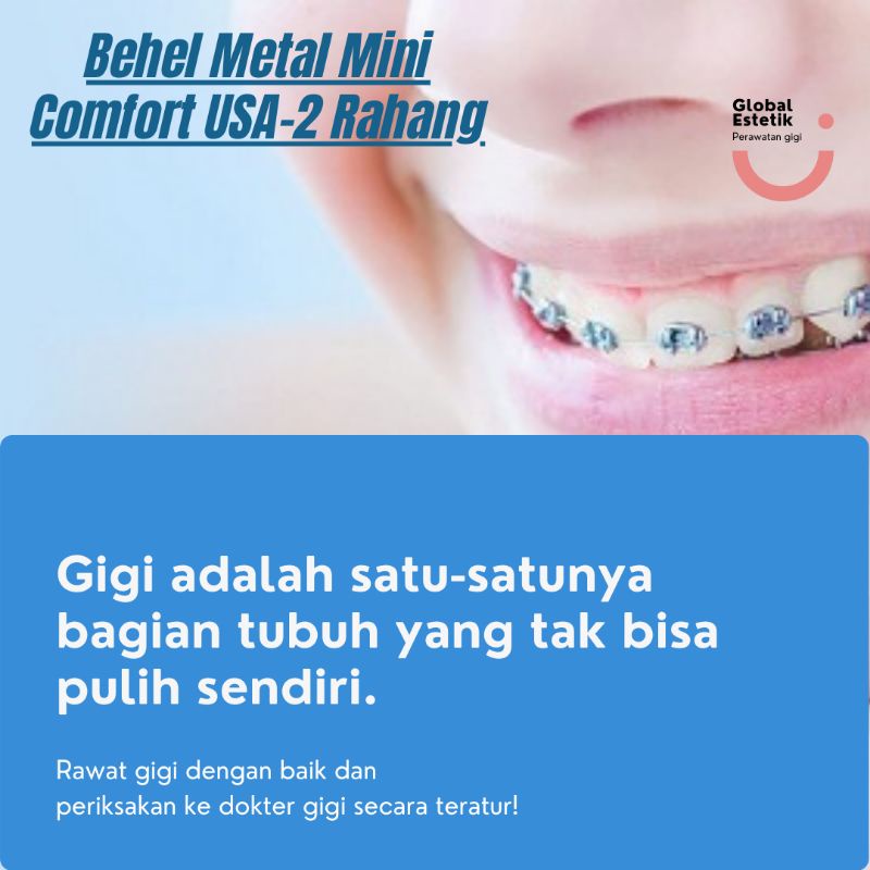 Behel Metal Mini Comfort USA-2 Rahang