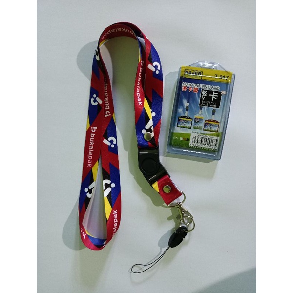 Tali id card BL Buka La Pak Lanyard eksklusif printing