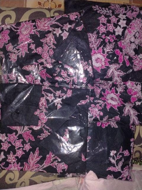 Batik Couple Keluarga Sania Ruffle Ori Ndoro Jowi Dnt Motif Cibulan Pink