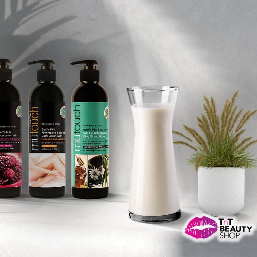 Hot Sale - MuTouch Goats Milk Body Lotion 400ml  Whitening Body Serum Spray 95ml - Body Lotion - Bod