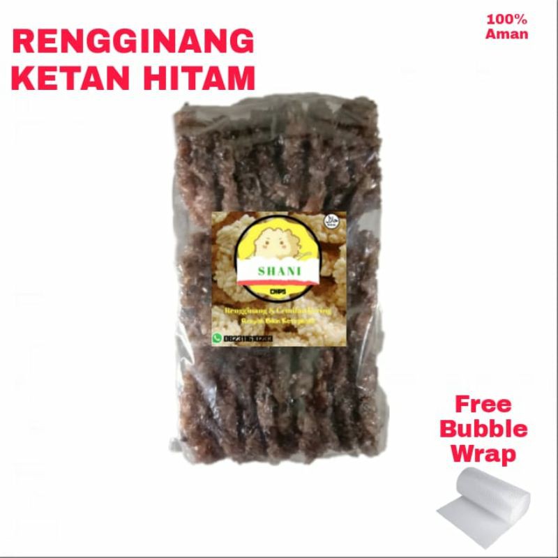 

RENGGINANG MENTAH RASA KETAN HITAM