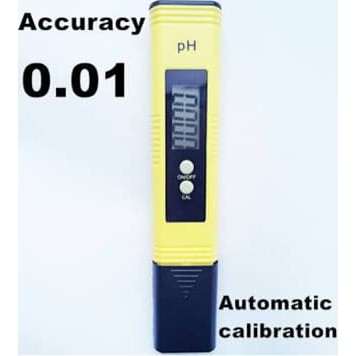 Tool Digital pH Meter 0.01 Auto Calibrate - Kuning + Bubuk Kalibrasi