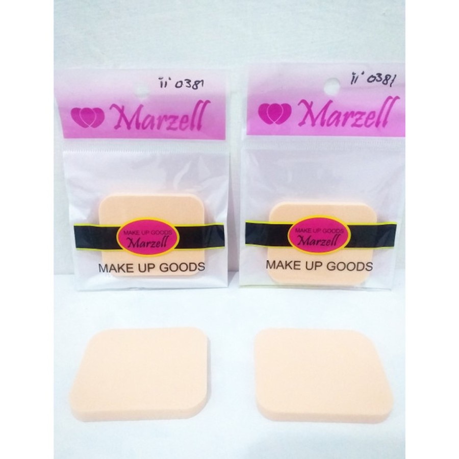 BEST SELLER!! Spons Bedak Marzell / Marzell Powder Puff Sponge Harga Satuan