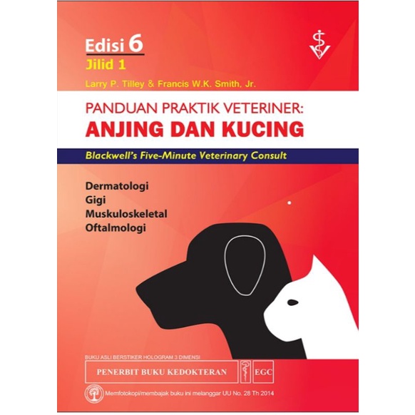 Panduan Praktik Veteriner : Anjing dan Kucing Edisi 6 Jilid 1