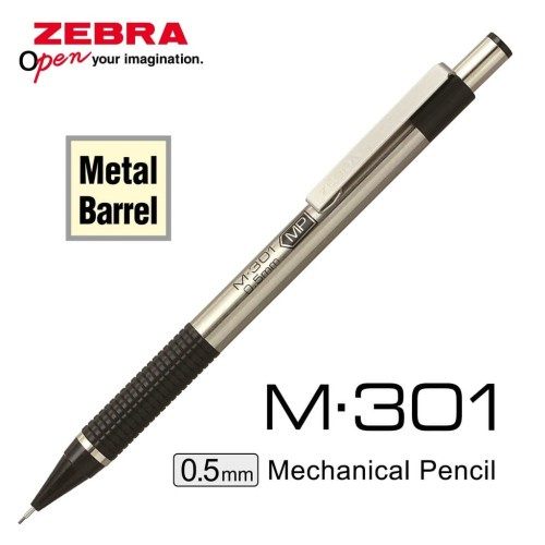 

ZEBRA MECHANICAL PENCIL M-301 / PENSIL MEKANIK