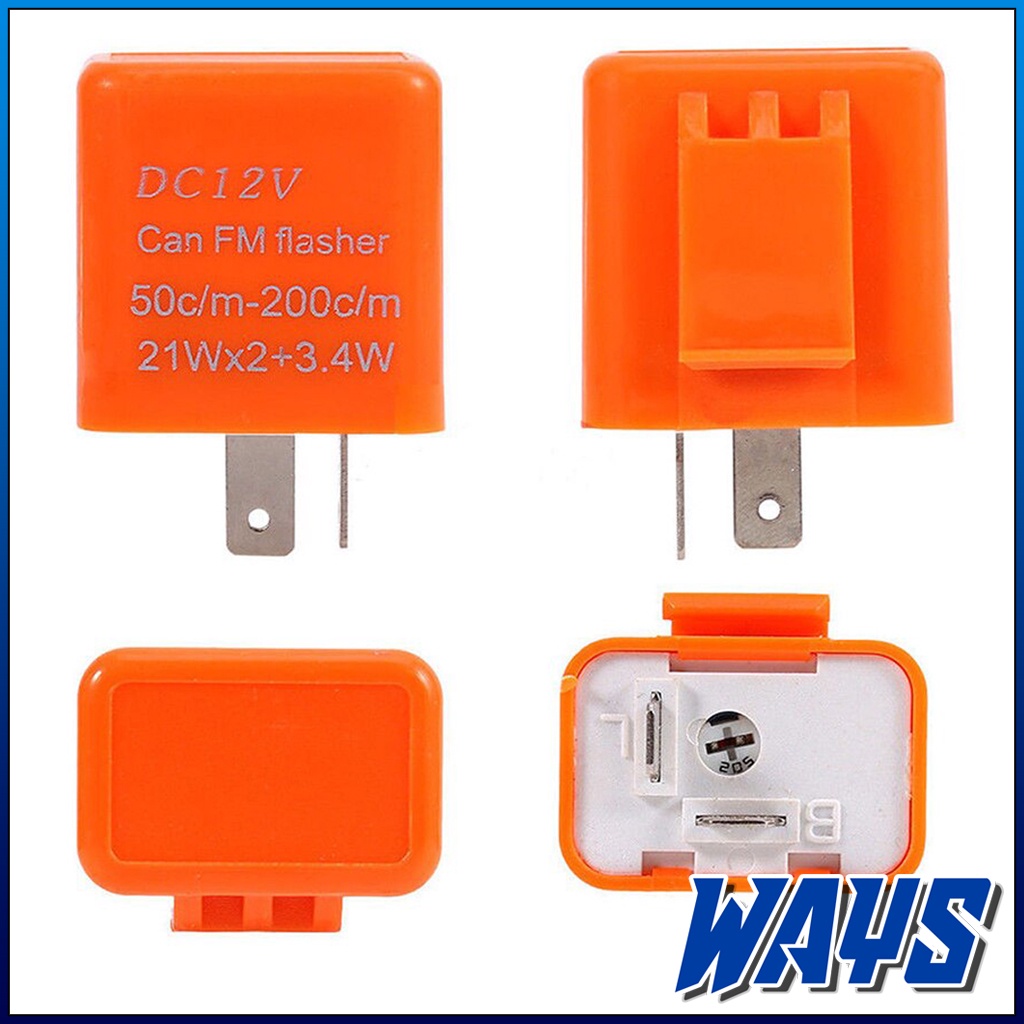 [L247] CR7 TYTO AES Flasher Flaser Relay Lampu Sein Sen Weser Hazard Bohlam LED Motor Universal