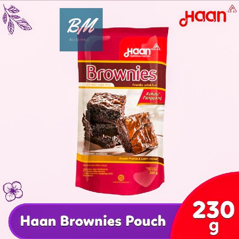 

HAAN Brownies 230 gr / Haan Brownies Kukus Instan Premix 230 gr