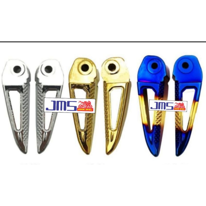 Foot step belakang 2 tone tuton gold crome buat vario beat scoopy mio soul supra blade jupiter mx