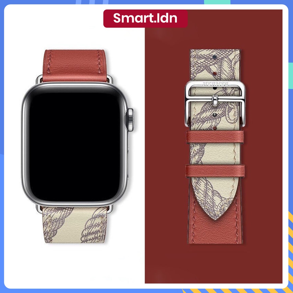 iWatch Leather Strap for Apple Watch S9 8 Ultra 7 6 5 Replacement Band