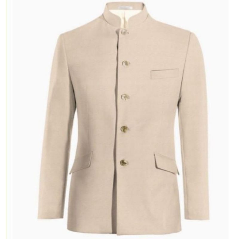 Jasko Polos Saku Tutup /Jas Mandarin Pria Dewasa / Jas koko