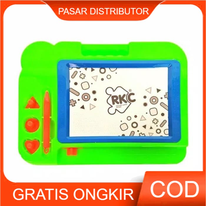 Drawing Board RKC - Papan Tulis Magnet Anak - Mainan Edukasi Anak - Mainan Anak