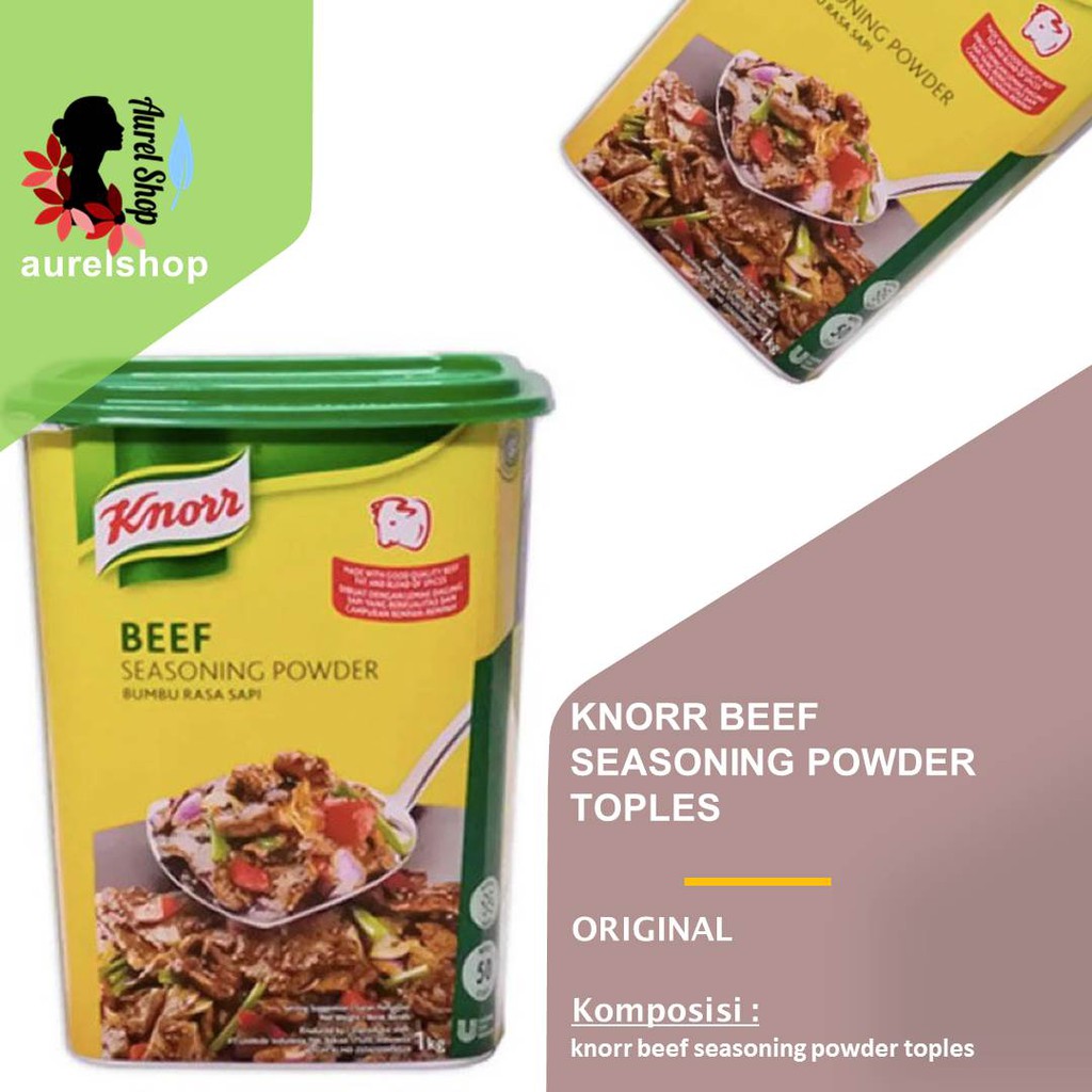 

KNORR Beef Seasoning Powder kemasan Toples 1 kg