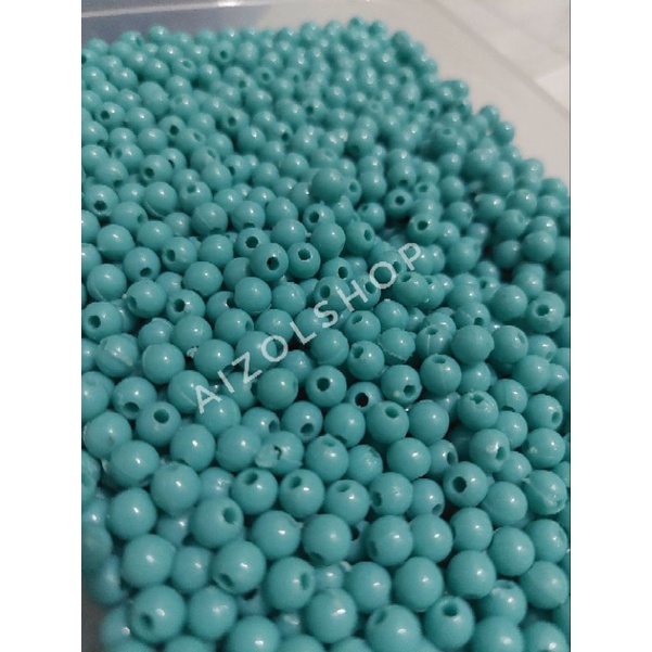 Manik Susu Bulat (15 gr) Part 1 / Monte Mote Akrilik Bulat Pastel 4mm