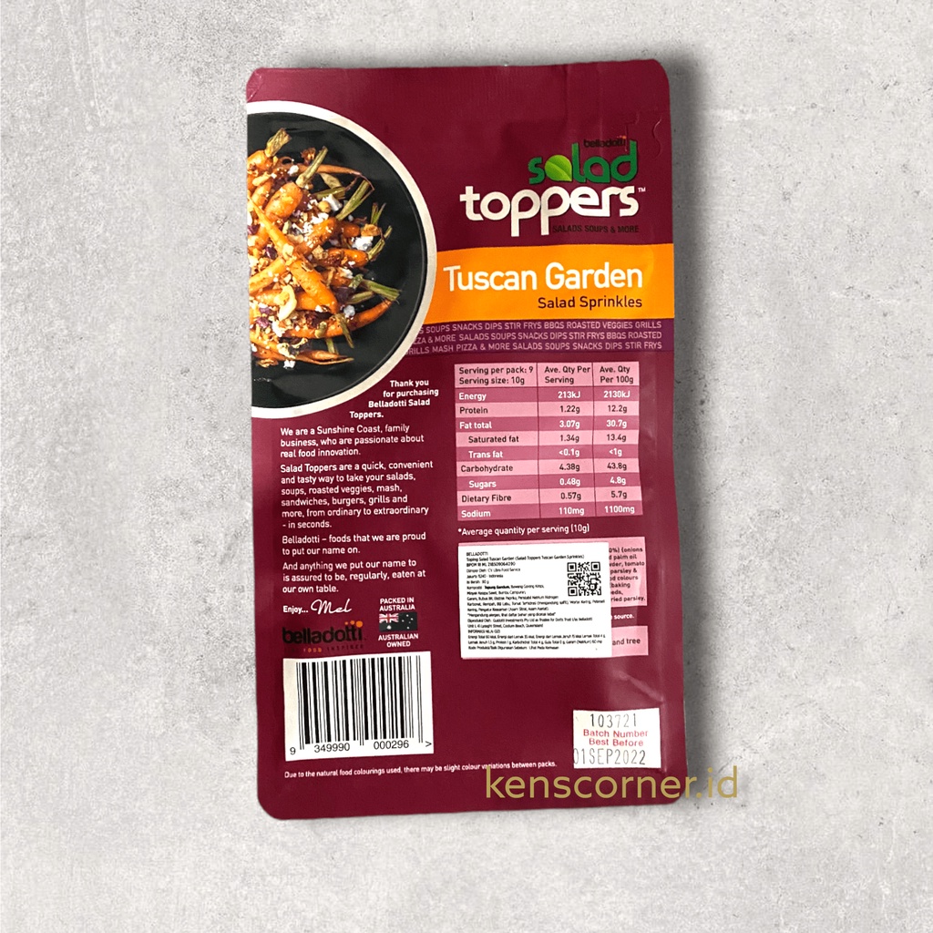 Belladotti Salad Toppers / Topping Salad Import Australia