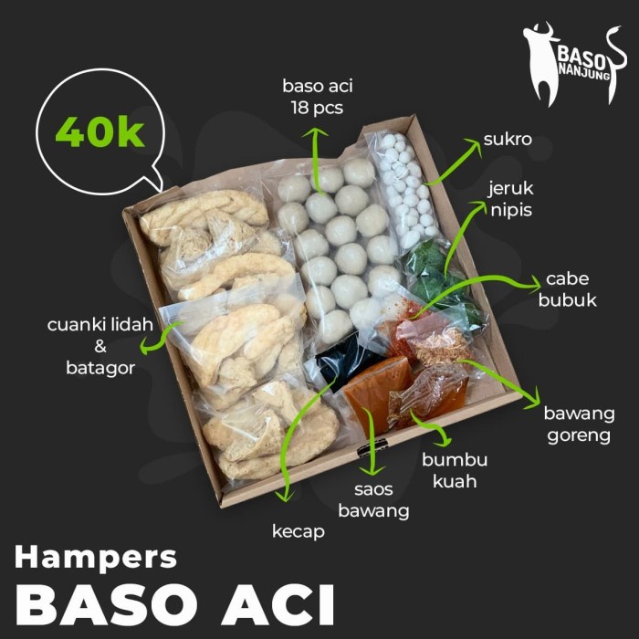 

⭐ COD ⭐ Hampers Baso Aci Lengkap Dengan Bumbu