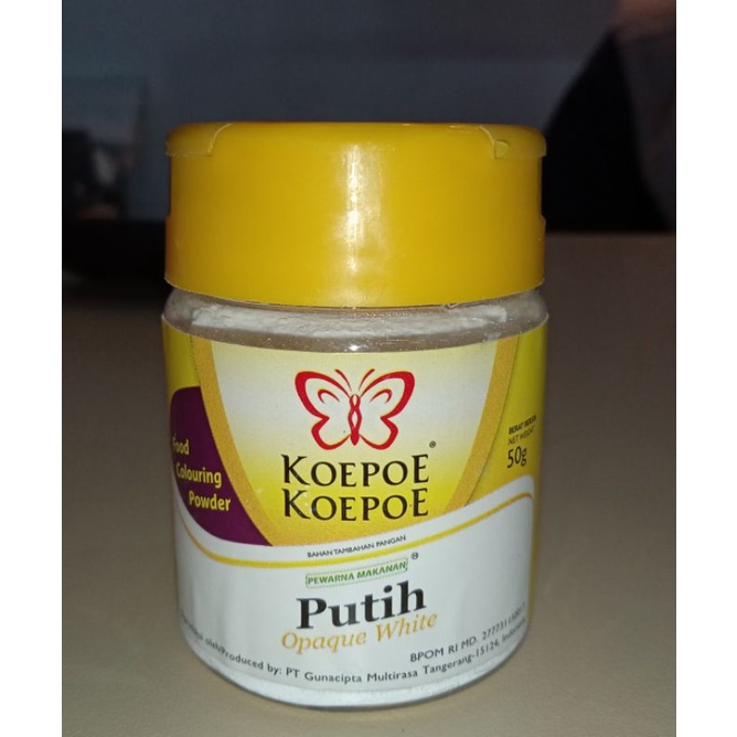 

Koepoe koepoe pemutih 50gr