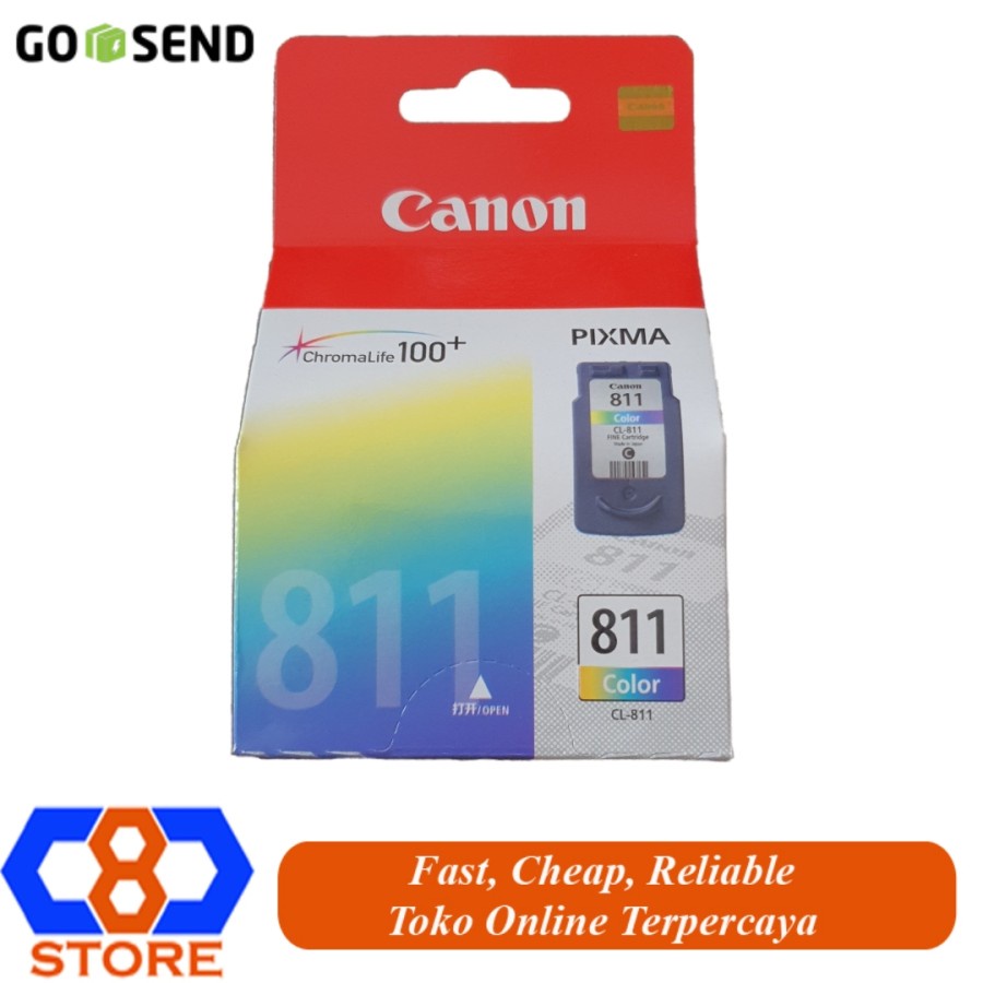 CATRIDGE CANON CL811 CL-811 CL 811 WARNA ASLI ORIGINAL
