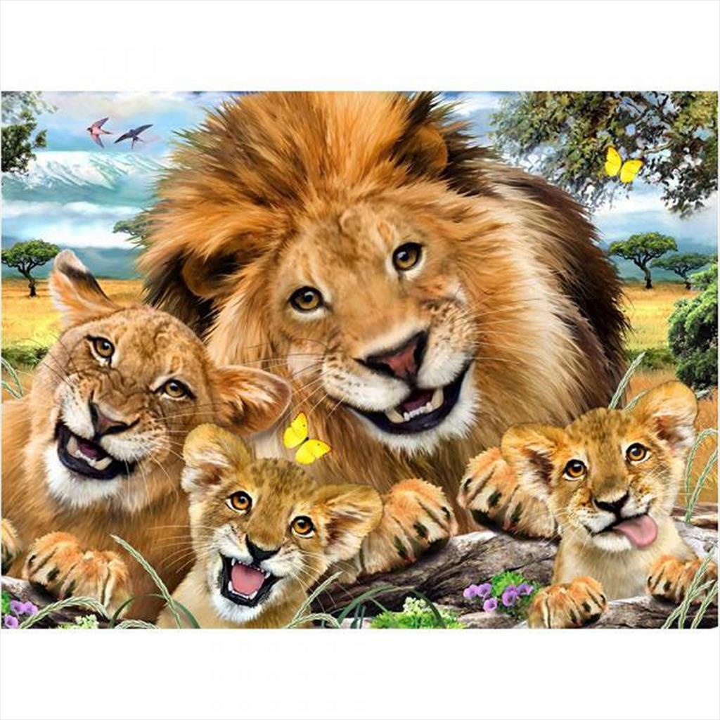 Prime 3D 10698 Lion Selfie Puzzle 63 pcs